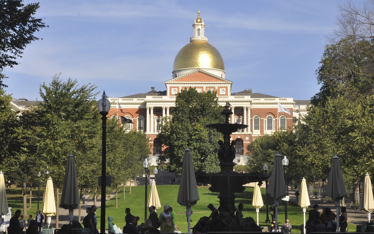 State Capitol und Regierungssitz 'State House' in Boston, USA