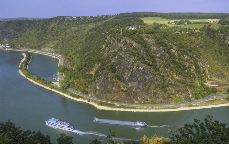 Die Loreley am Rhein, Deutschland