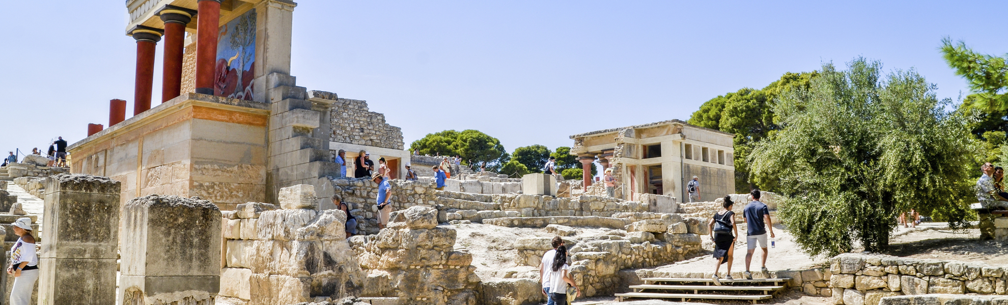 Überreste von Knossos, Kreta, Griechenland
