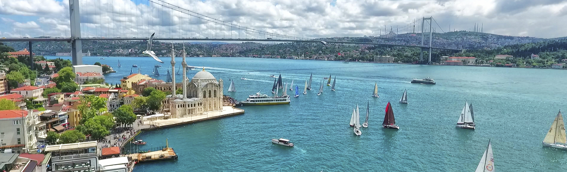 Bosporusbrücke in Istanbul, Türkei