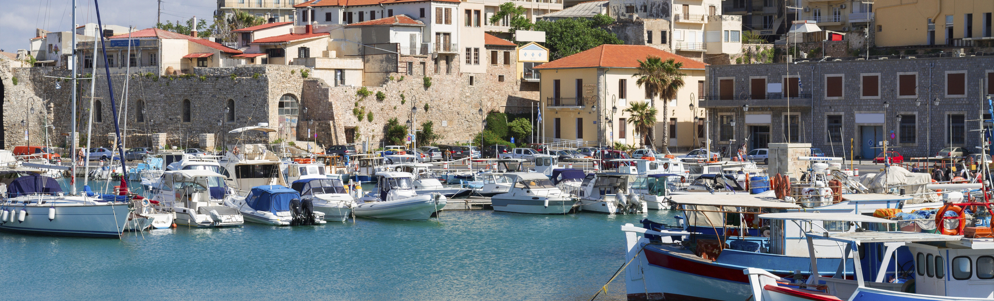 Hafen von Heraklion auf Kreta, Griechenland