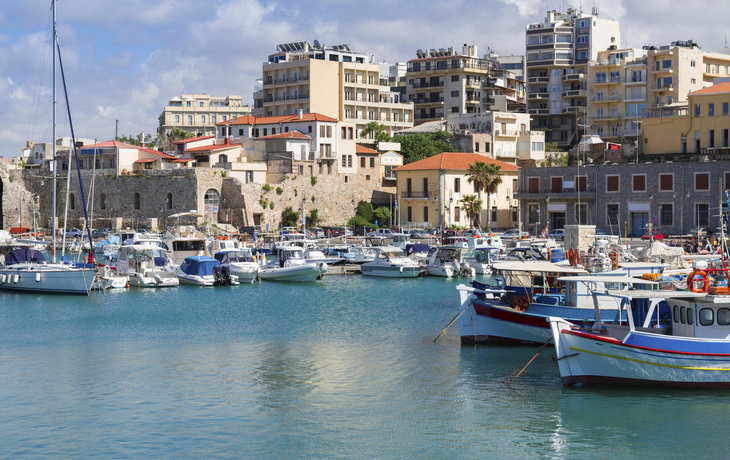 Hafen von Heraklion auf Kreta, Griechenland