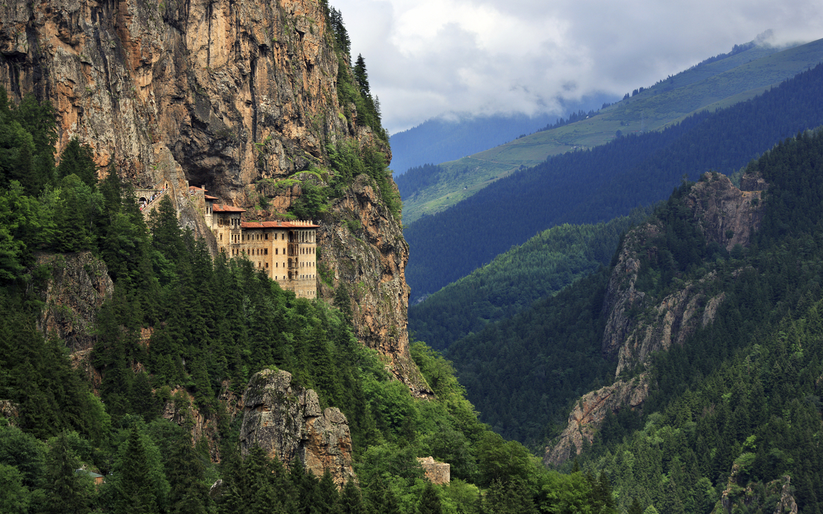 Ehemaliges griechisch-orthodoxe 'Sumela-Kloster' in Macka, Türkei