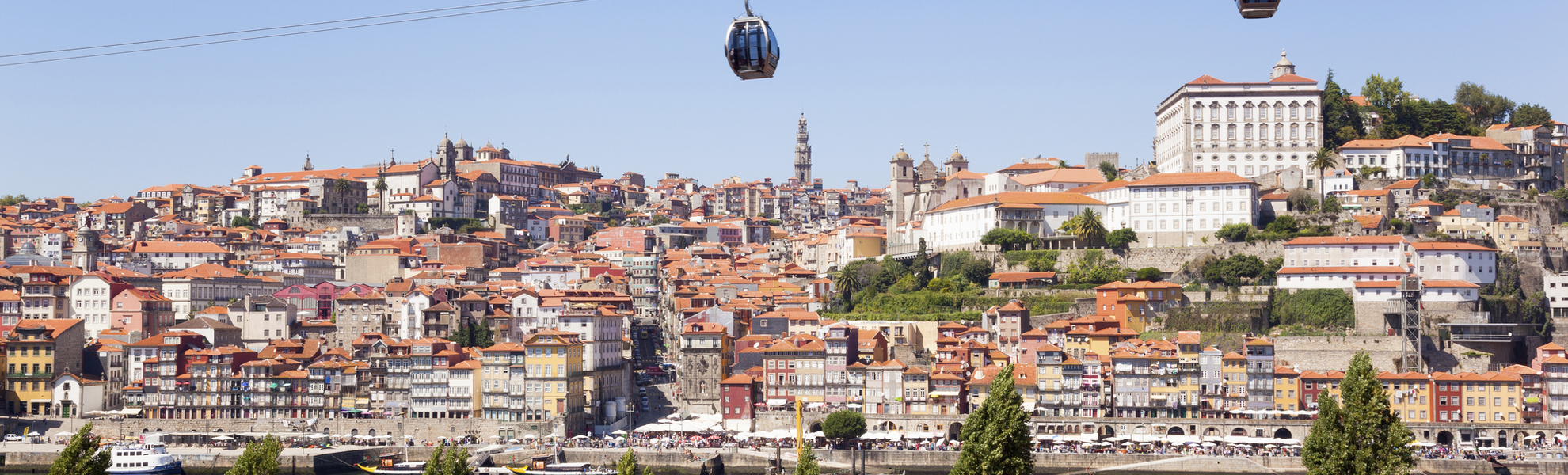 Seilbahn über Porto. Portugal