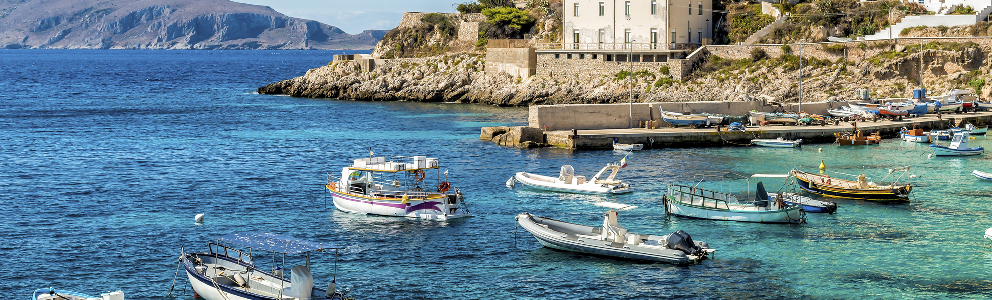 Küste von Trapani auf Sizilien, Italien