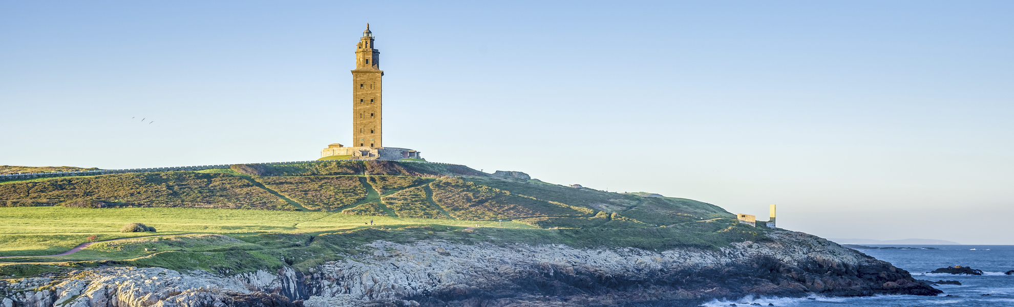 Herkulesturm in A Coruna, Spanien