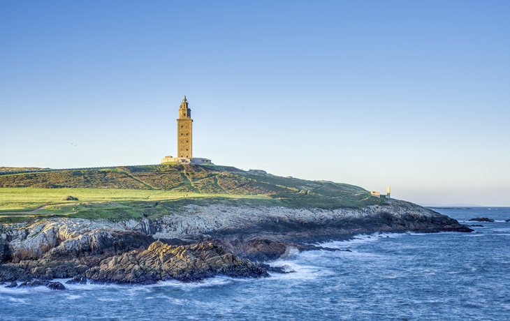 Herkulesturm in A Coruna, Spanien