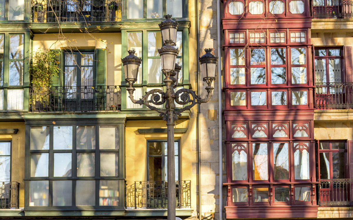 Stadtbild von Bilbao, Spanien