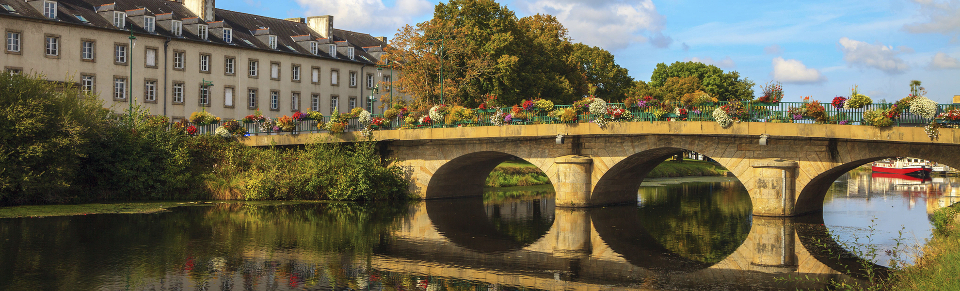 Kanalbruecke Brest, Frankreich