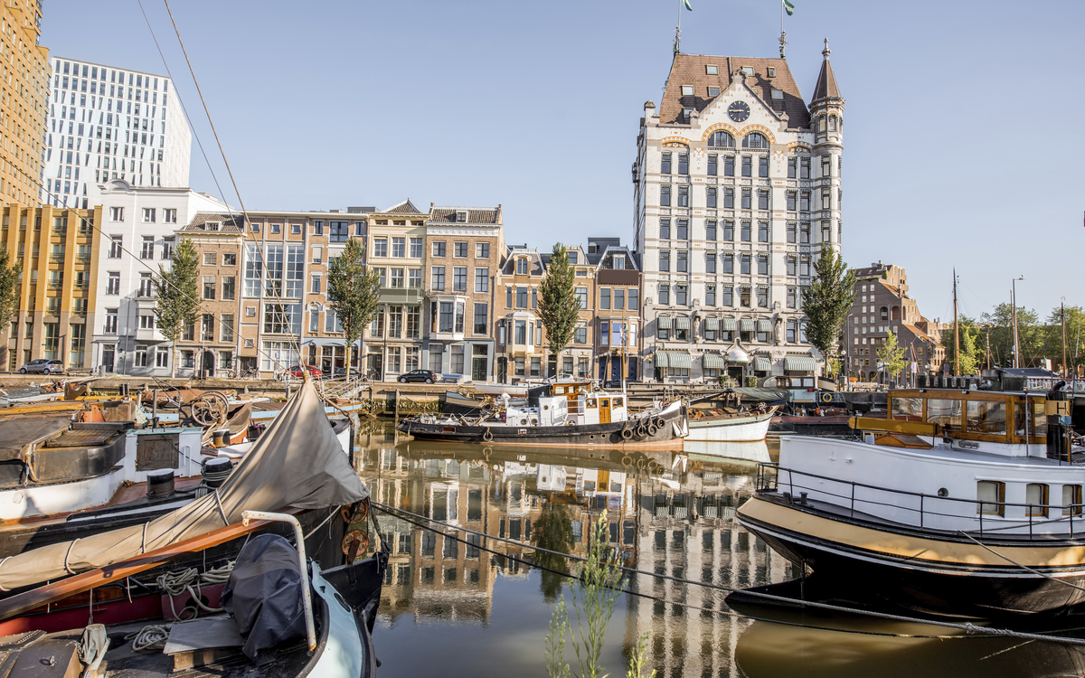 Der Hafen von Rotterdam, Niederlande