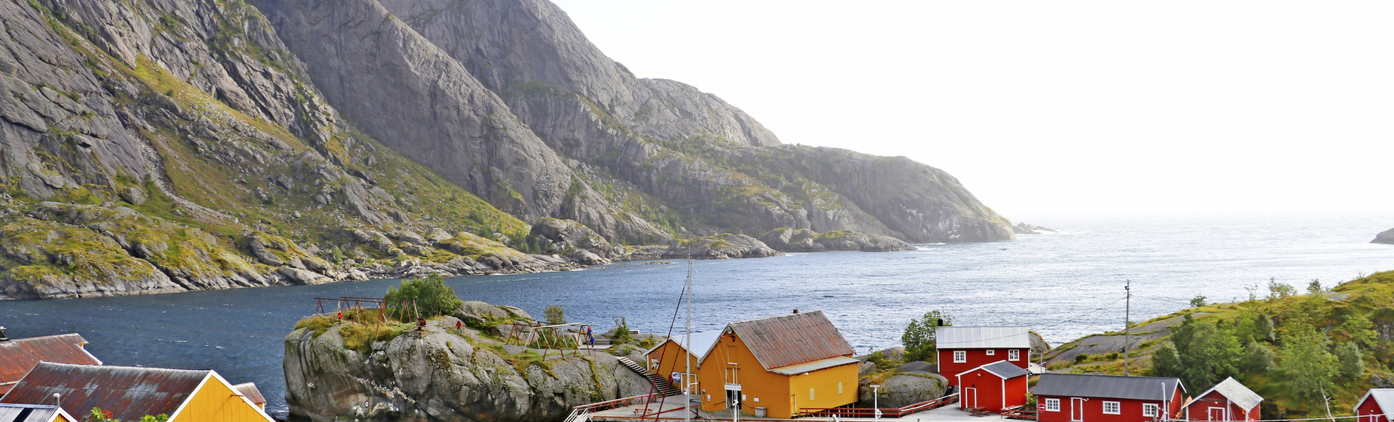 Hafen von Nyksund, Norwegen
