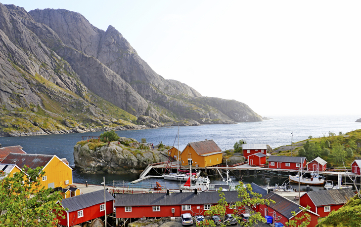 Hafen von Nyksund, Norwegen