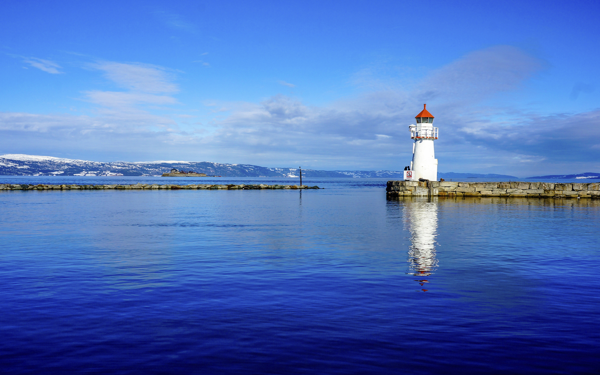 Leuchtturm Trondheim, Norwegen