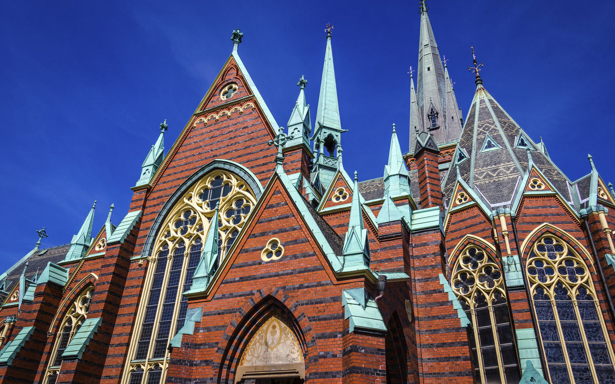 Oscar Fredrik Kirche in Göteborg, Schweden
