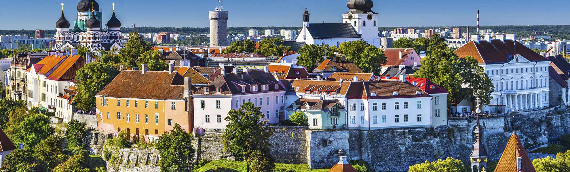 Blick auf die Altstadt von Tallinn, Estland