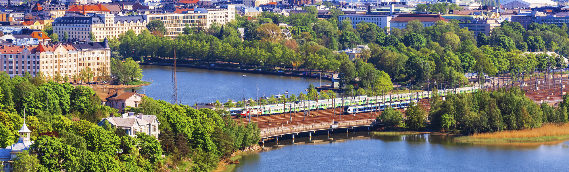 Panorama von Helsinki, Finnland