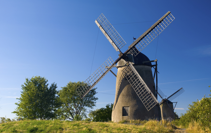 Alte Windmühle in Visby auf Gotland, Schweden