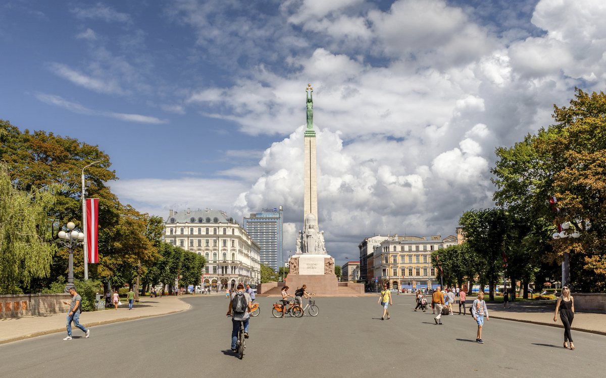 Freiheitsdenkmal in Riga, Lettland