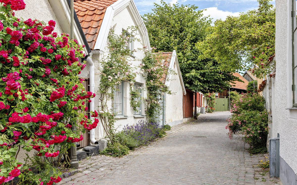 Rundgang in Visby, Schweden