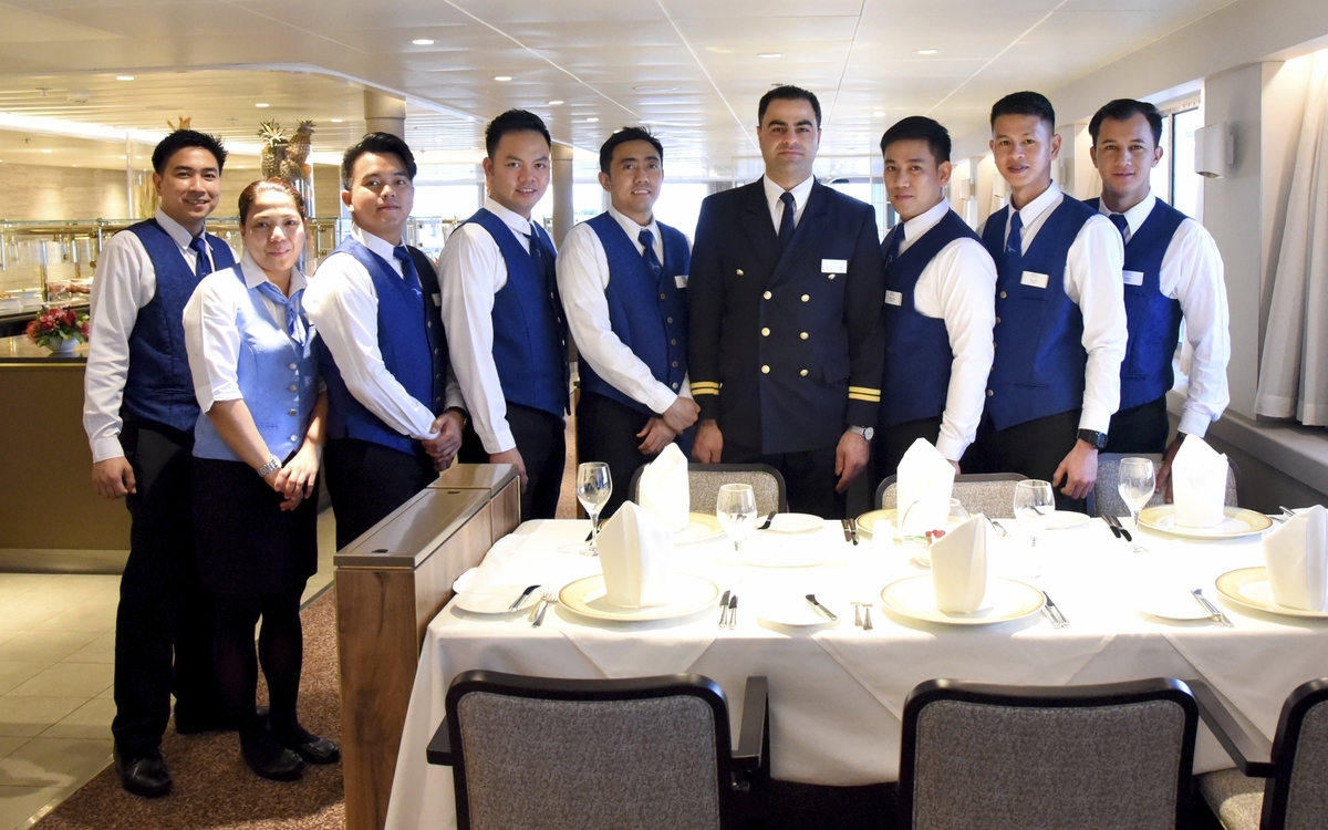 Restaurant nach der Werft, MS Amadea