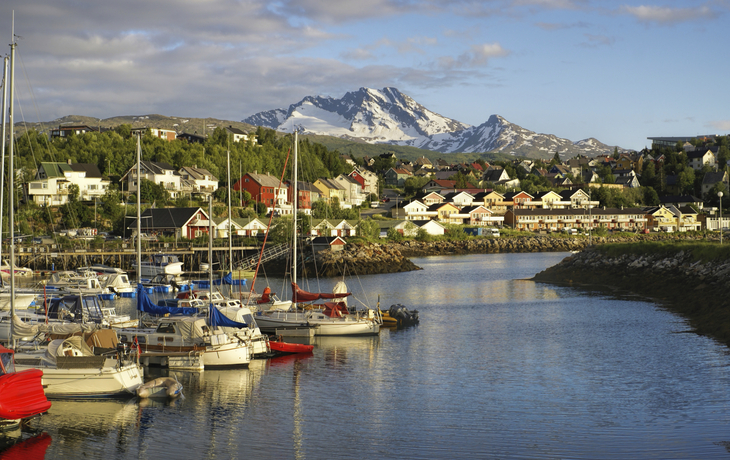 Hafen und Hinterland von Narvik, Norwegen