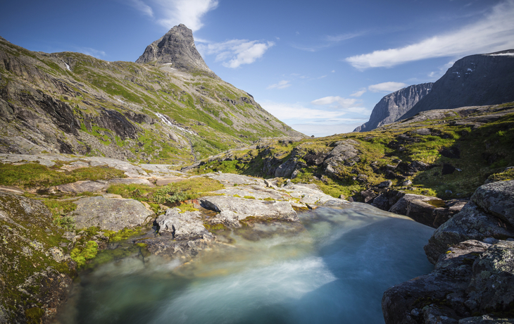Trollgipfel in der Nähe von Andalsnes, Norwegen