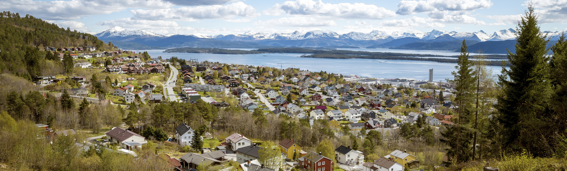 Panorama von Molde, Norwegen