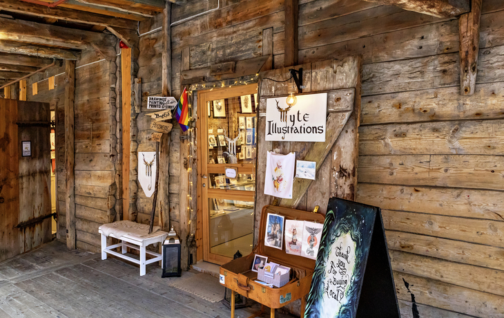 Geschäft in Bergen, Norwegen