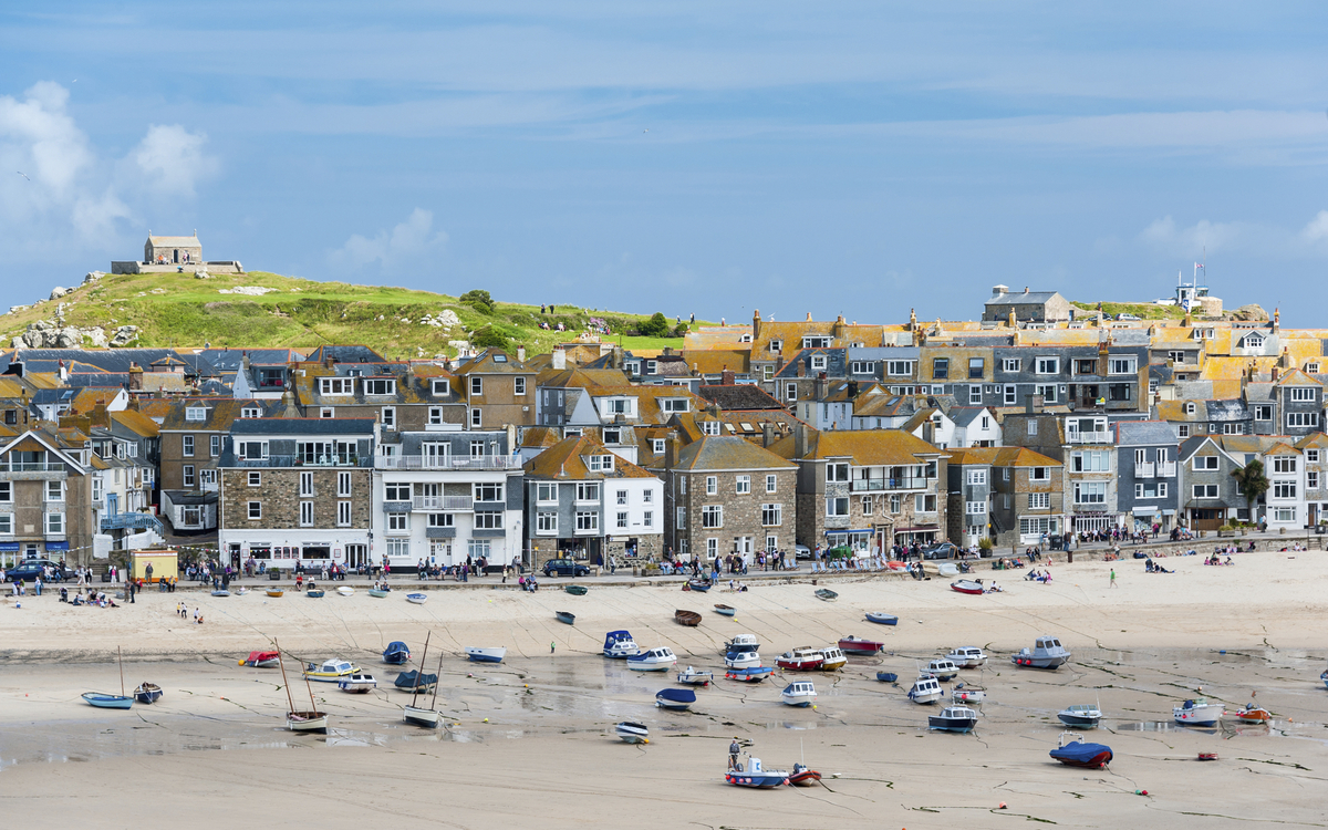 Bucht von St Ives, England
