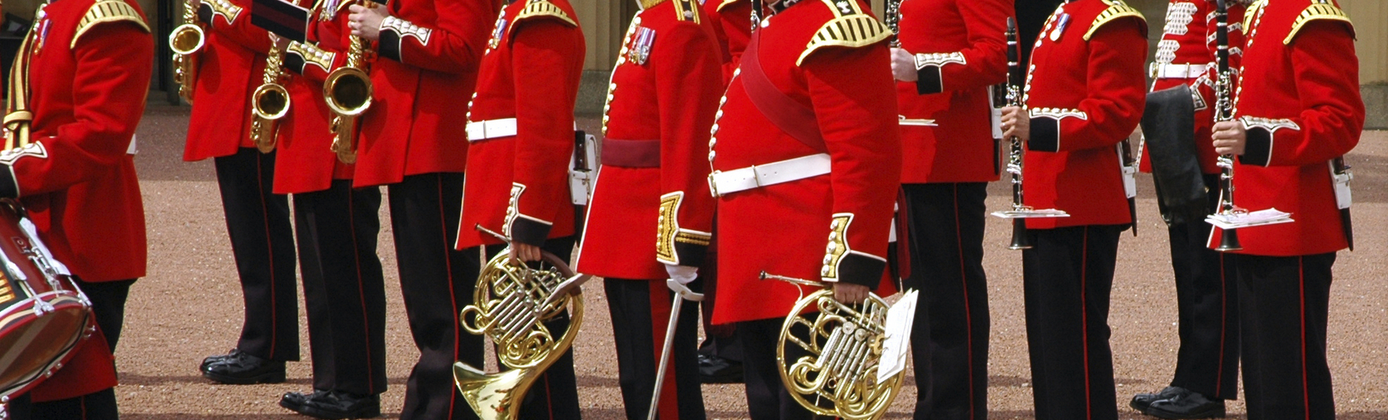 Wachen vor dem Buckingham Palace in London, England