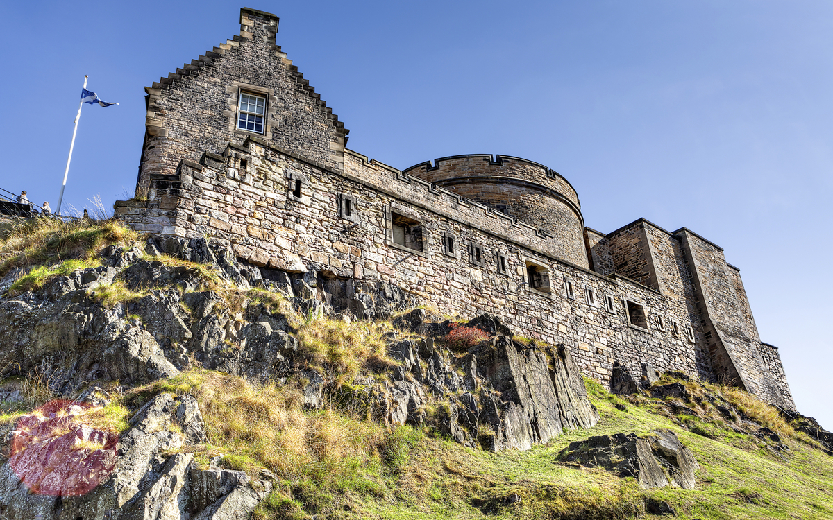 Edinburgh Schloss in Edinburgh, Schottland