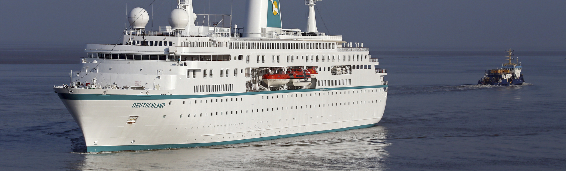 Ankunft von MS Deutschland in Bremerhaven
