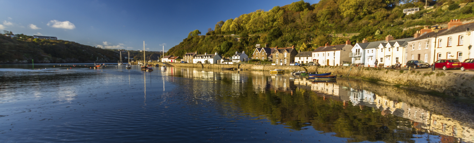 Küste von Fishguard, Wales