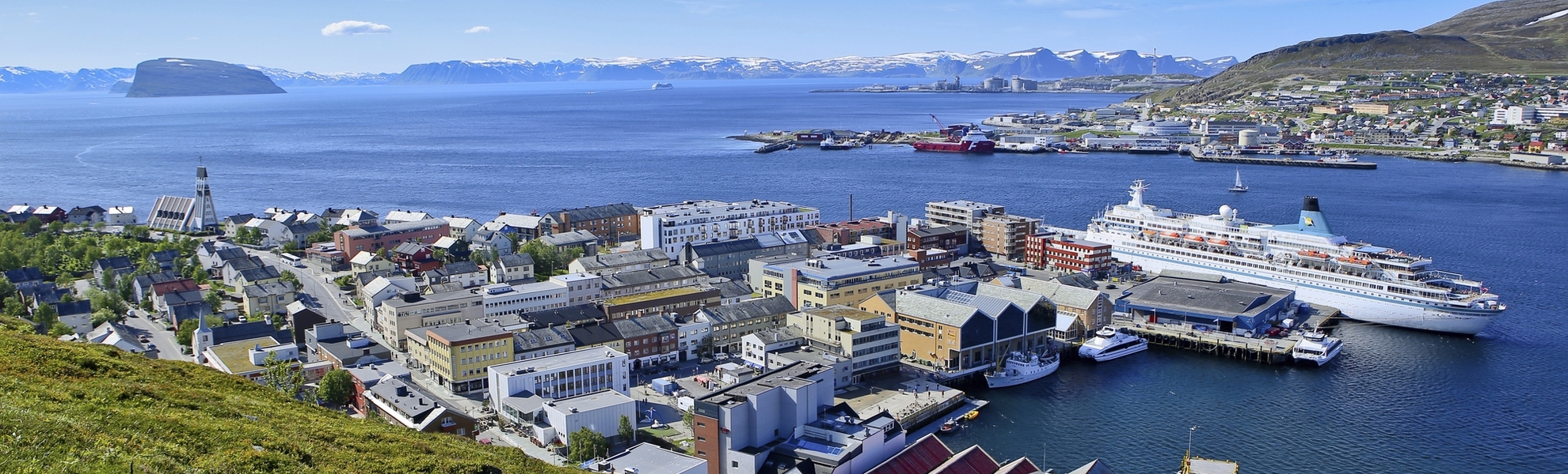 Hafen von Hammerfest, Norwegen