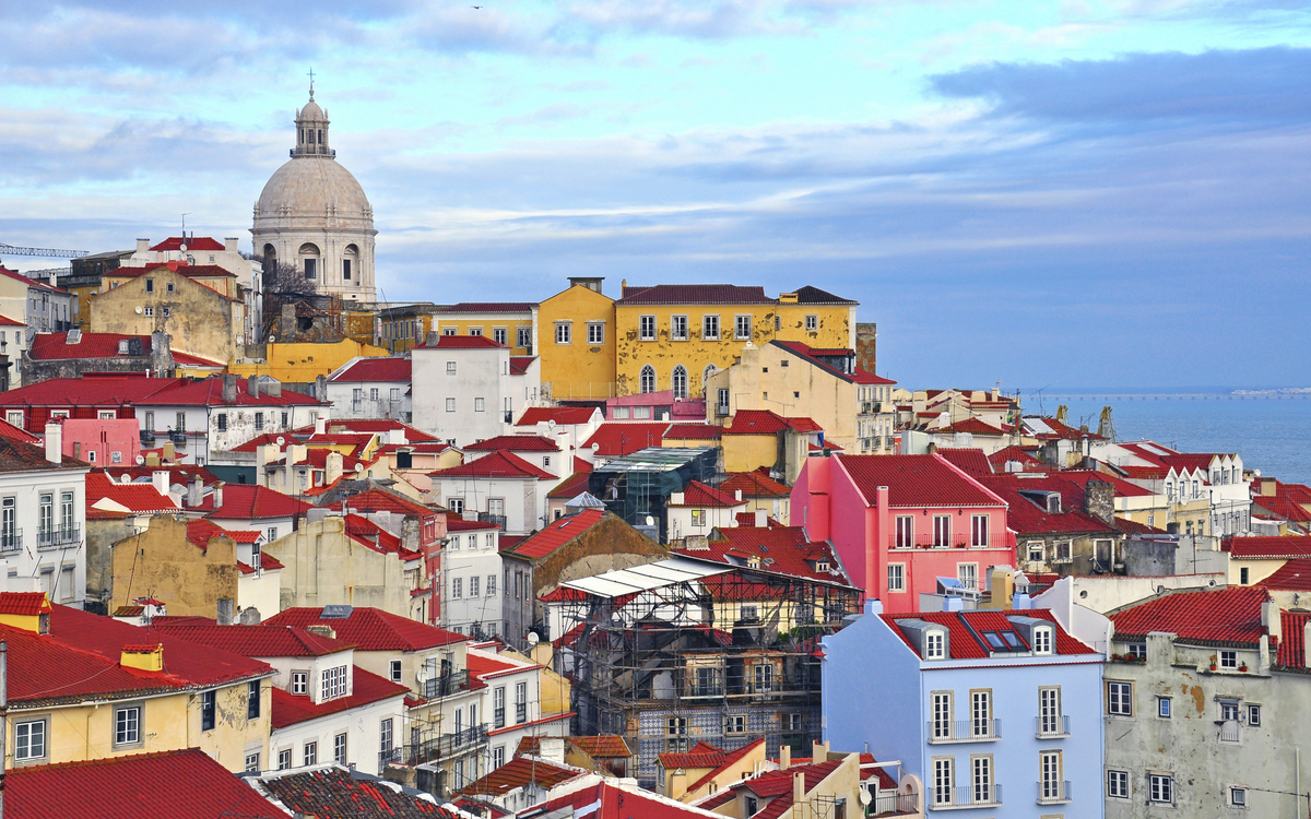 Die Altstadt Lissabons, Portugal