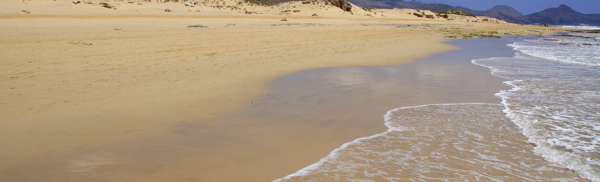 Strand der Insel Porto Santo, Portugal