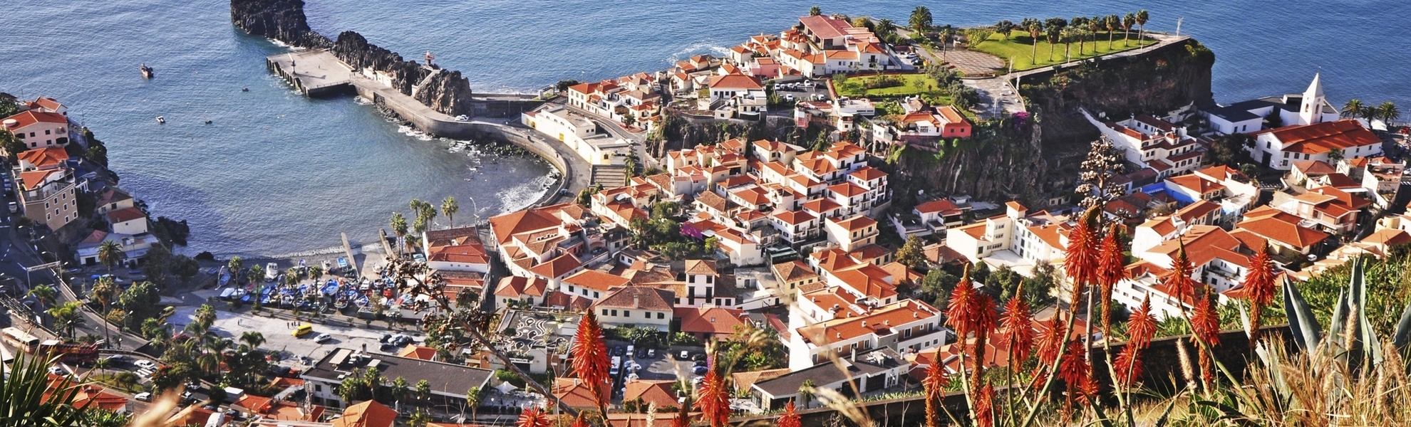 Hafenstadt auf Madeira