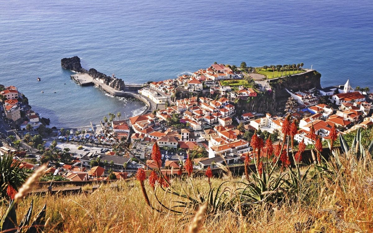 Hafenstadt auf Madeira