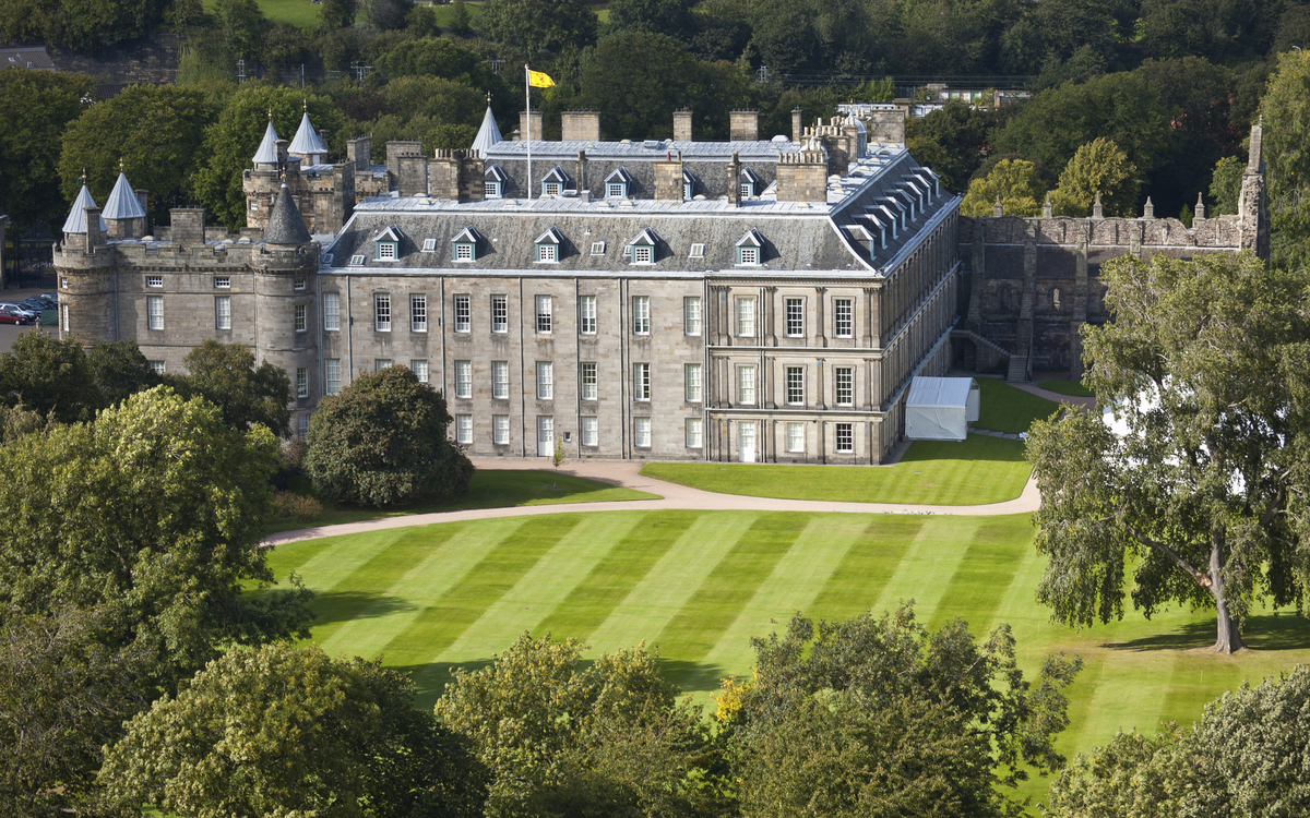 Holyrood Palace in Edinburgh, Schottland