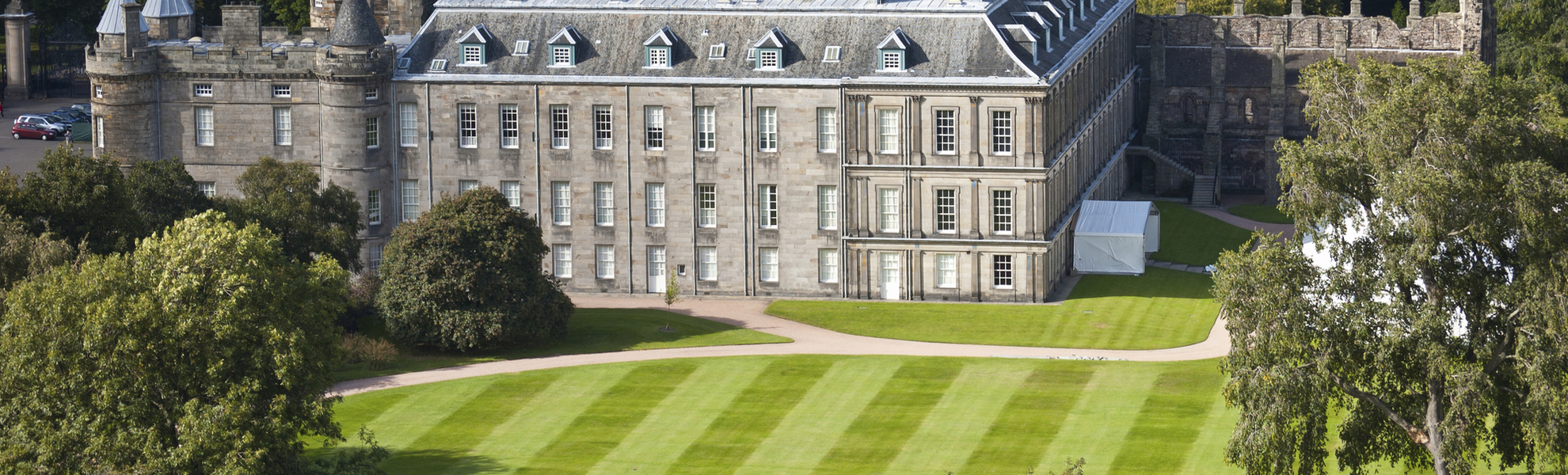 Holyrood Palace in Edinburgh, Schottland