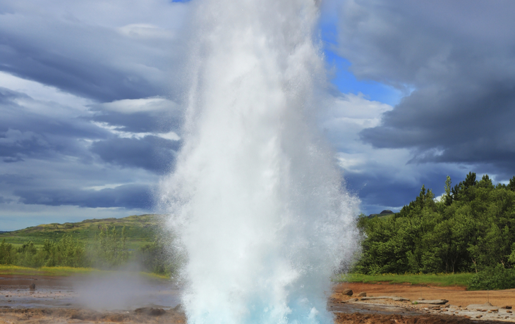 Geysir Strokkur auf Island