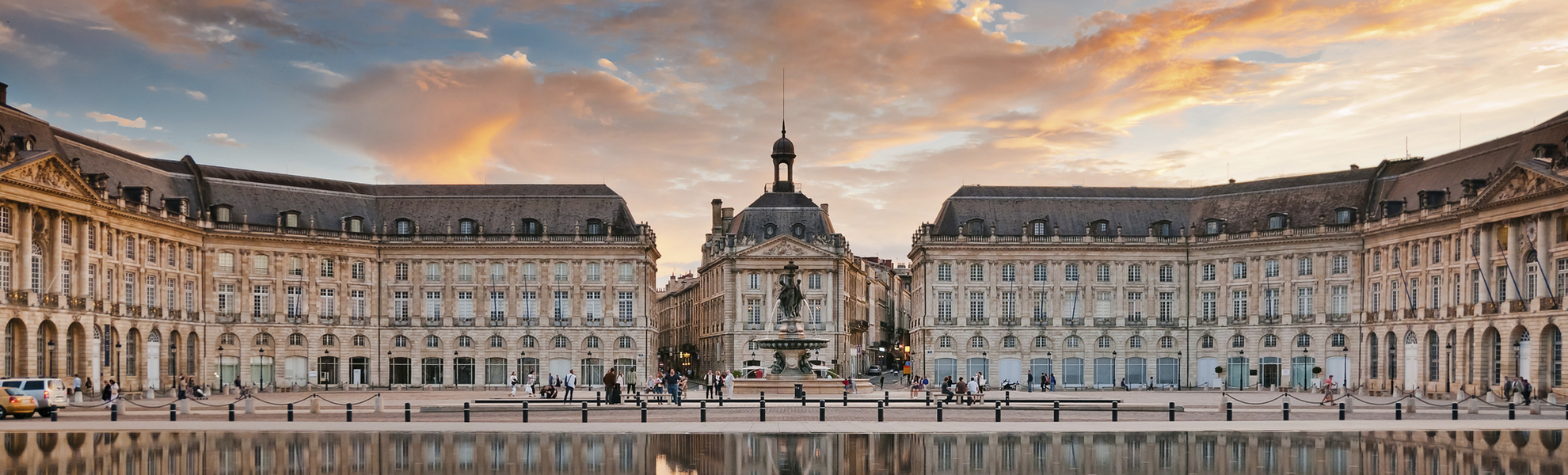 Place de la Bourse in Bordeaux, Frankreich