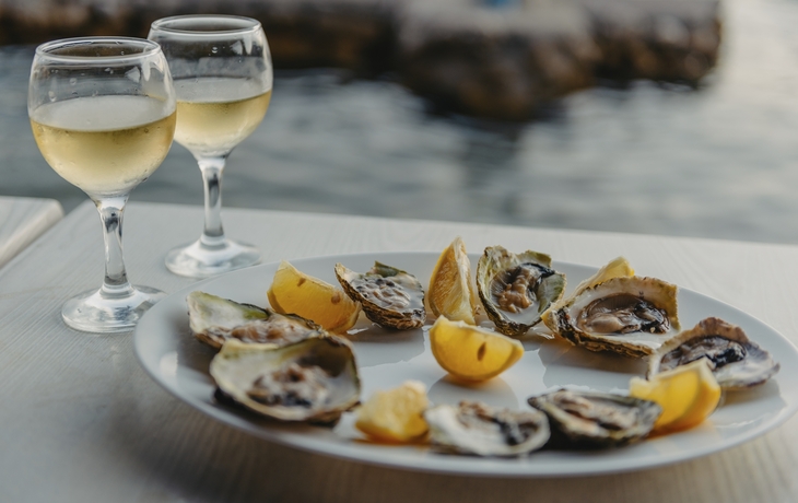 Bordeaux, Austern-Probe