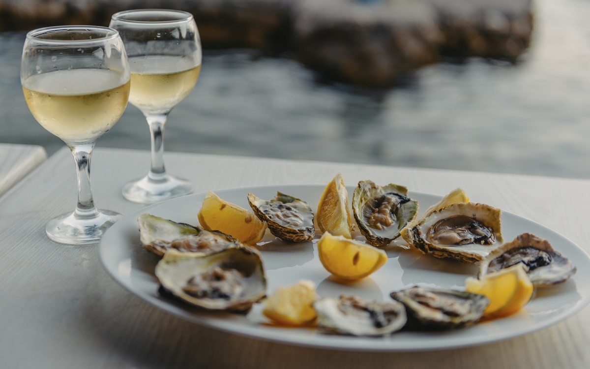 Bordeaux, Austern-Probe