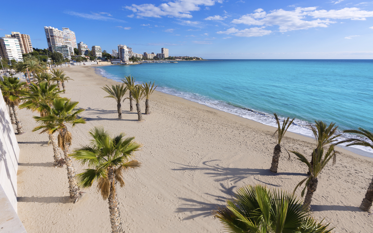 Playa de San Juan von Alicante, Spanien