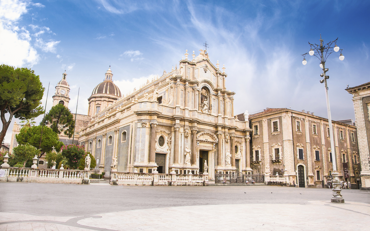 Kathedrale in Catania, Italien