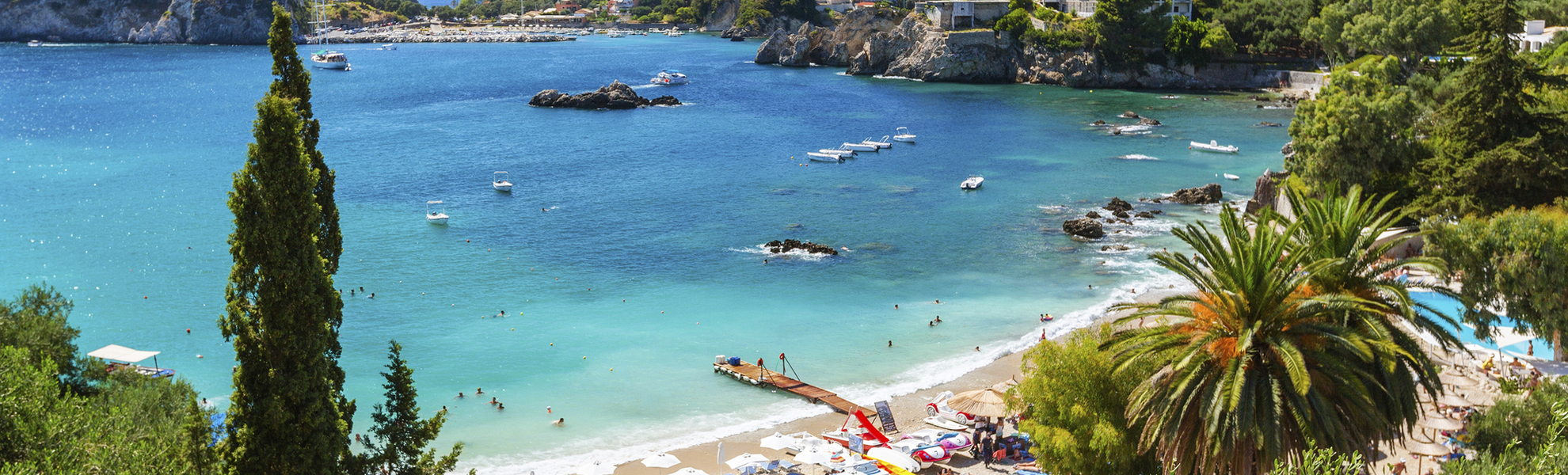 Strand von Korfu, Griechenland