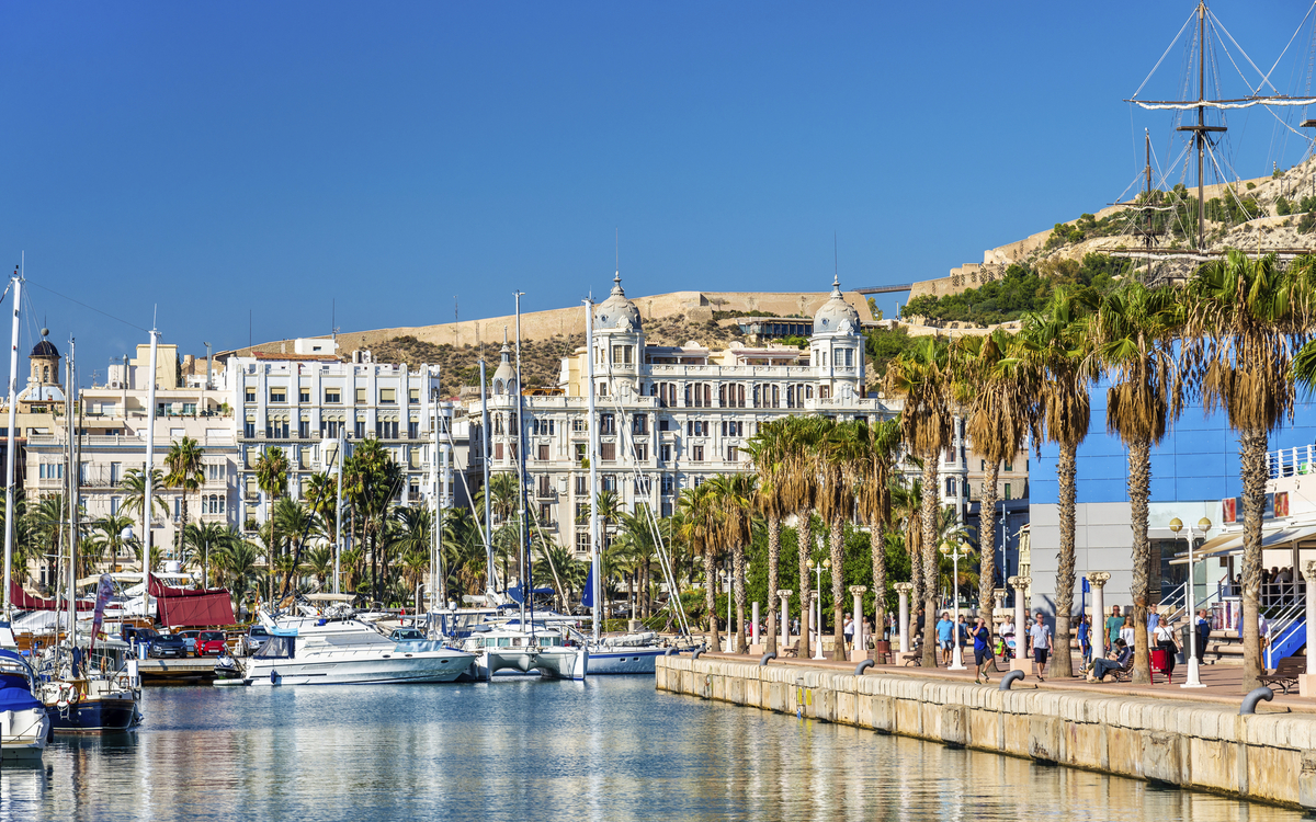 Yachthafen in Alicante, Spanien