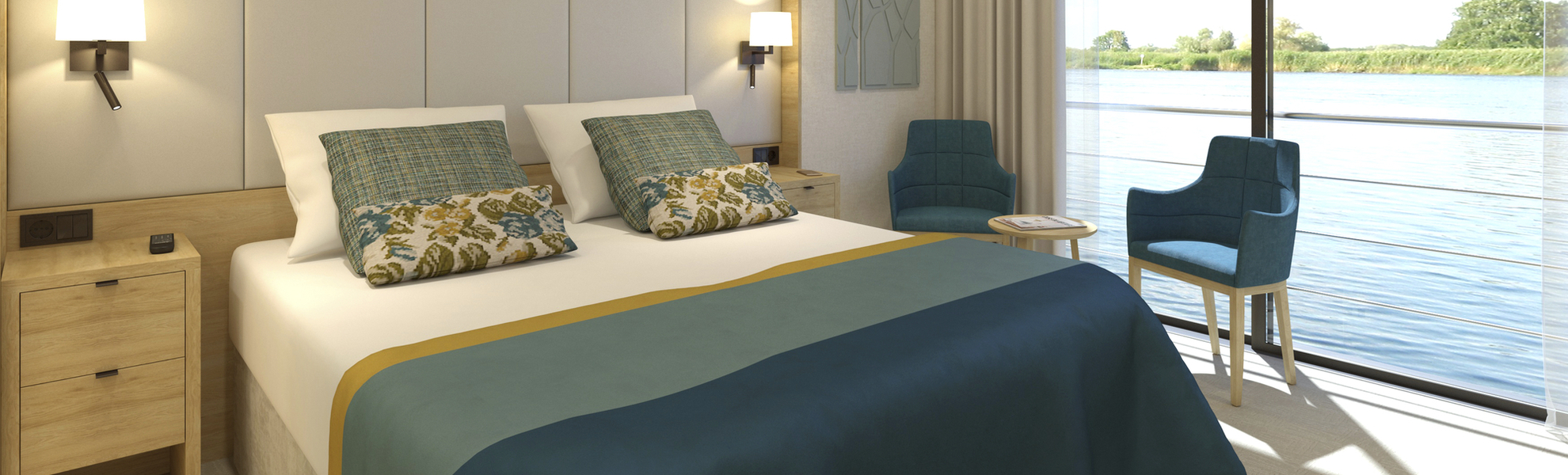 Kabine der Kategorie D und E, MS Adora