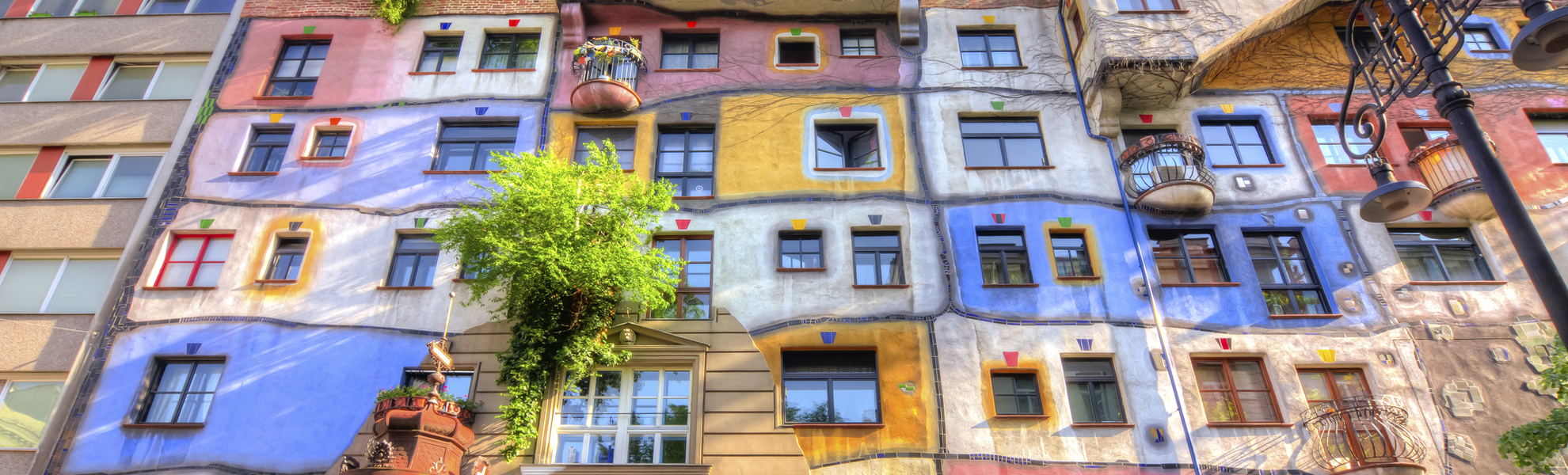 Hundertwasser Häuser in Wien